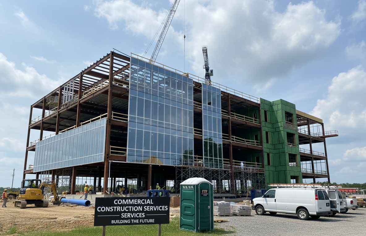 Commercial construction project