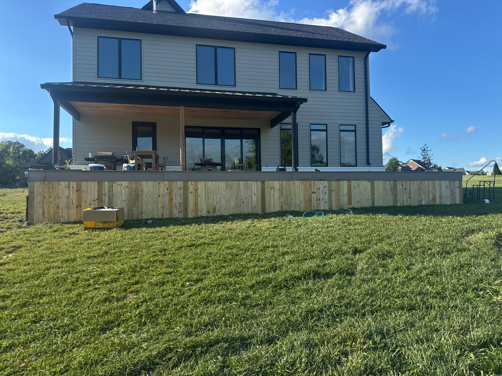 Residential property improvement work
