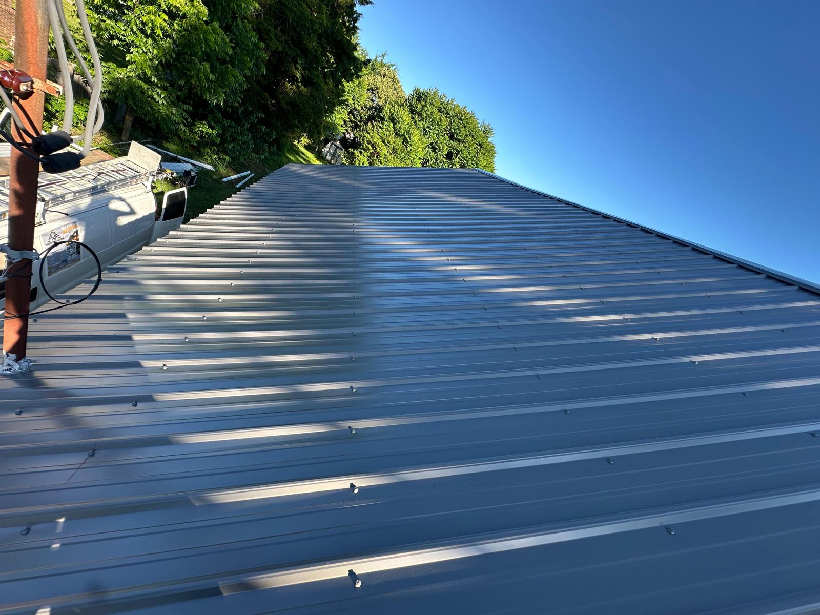 Metal roofing Loudon County TN project for a residential property